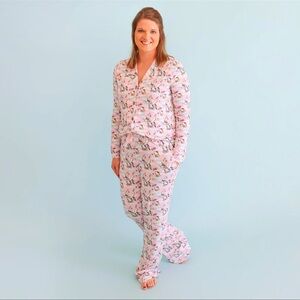 Posh Peanut x Hello Kitty Unicorn Women’s Luxe Pajama Pant Set - Large